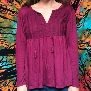 never worn, brand new boho shirt